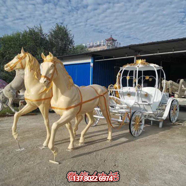 玻璃鋼仿真動物馬車，讓您的公園和游樂場更具吸引力
