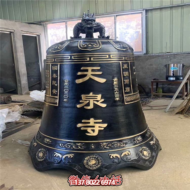 天泉青銅掛鐘雕塑傳承古老文化，鑄就精美藝術(shù)品