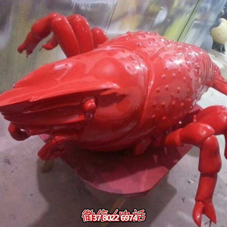 大型龍蝦雕塑裝飾品，點(diǎn)綴飯店、酒店門口