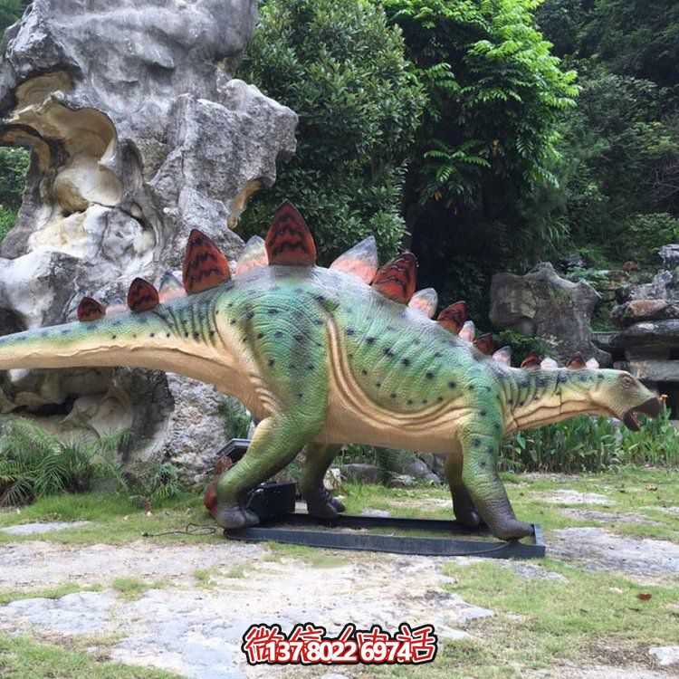 劍齒龍，玻璃鋼仿真恐龍仿生雕塑